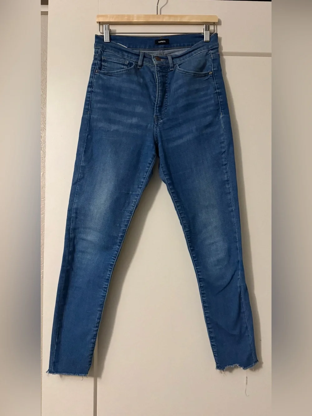 Express Skinny Jeans in Blue Denim